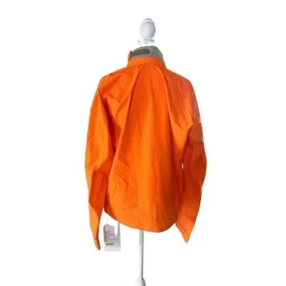 Kokatat Men's Orange High Neck Waterproof Hydrus Stance Jacket Size Small